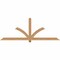 Ekena Millwork Redmond Smooth Timber Gable Bracket, Western Red Cedar, 84"W x 31"H x 3 1/2"D x 3 1/2"F, 9/12 Pitch GBW084X31X0404RED00SWR - alternate 1